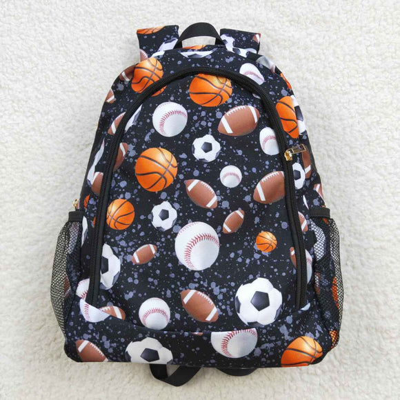 High quality ball games print backpack