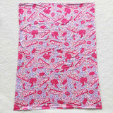 cartoon girls pink blanket
