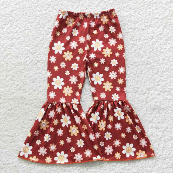 floral bell-bottoms