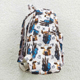 High quality western turquoise print backpack