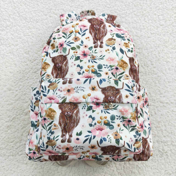 preorder High quality cow print backpack