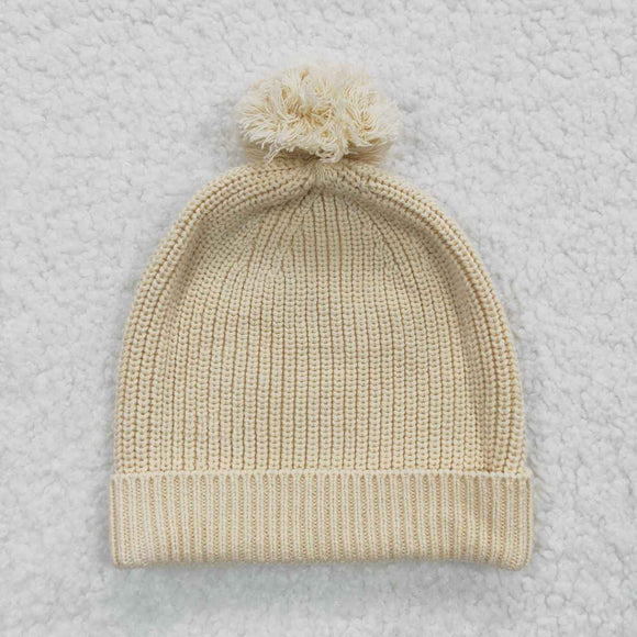 HA0002--maize-yellow Knit hat for kids