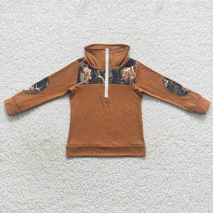 long sleeve deer pullover