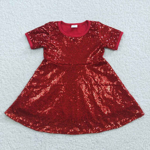 Sequin red dress