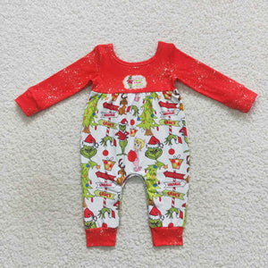 Christmas cartoon romper