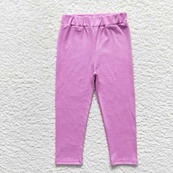 P0211-- purple cotton legging