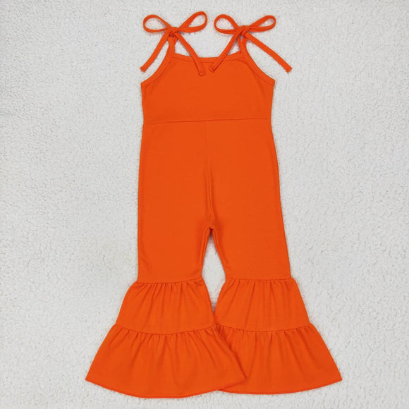 SR0451--cotton orange jumpsuit
