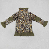 GT0312-- long sleeve hunt mallard girls pullover