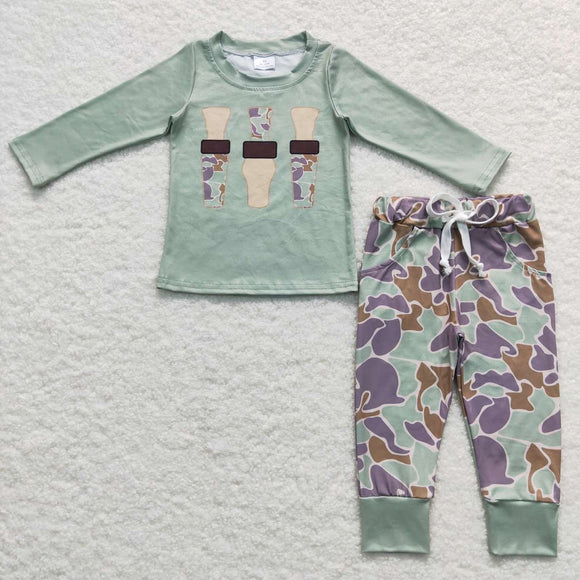 BLP0367 -- short sleeve camouflage boy outfits