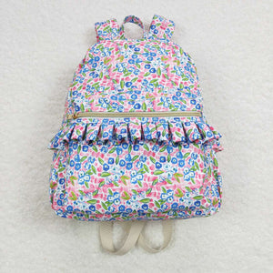 BA0098-- High quality floral print backpack 13.2*5*17 inches