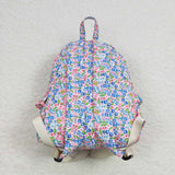BA0098-- High quality floral print backpack 13.2*5*17 inches