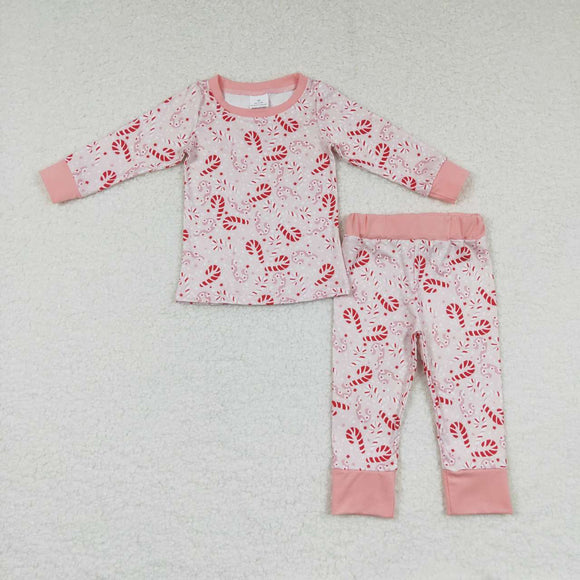 GLP0738-- Christmas candy cane pajamas clothing