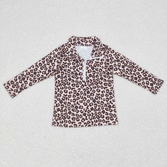 BT0361-- long sleeve leopard pullover
