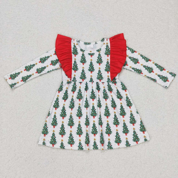 GLD0377-- long sleeve Christmas tree dress