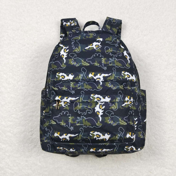 BA0155--High quality camo Dinosaur black backpack