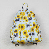 BA0151--High quality cow and floral  backpack