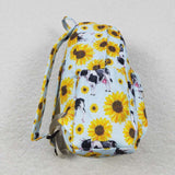 BA0151--High quality cow and floral  backpack