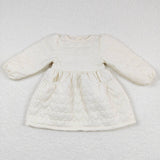 GLD0623--Light cotton white dress