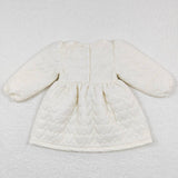 GLD0623--Light cotton white dress
