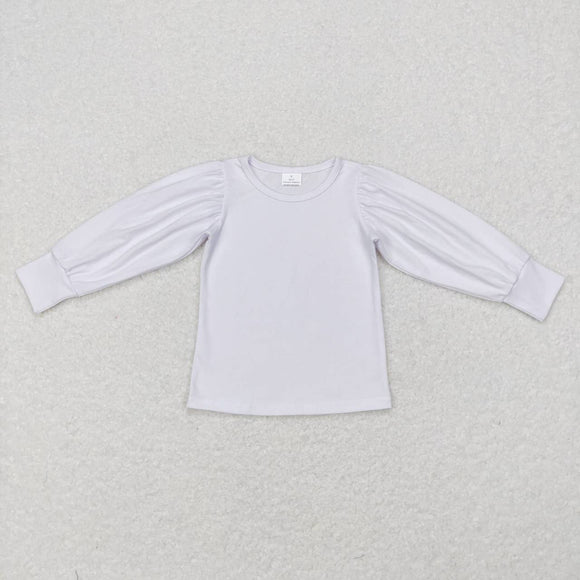 GT0370-- long sleeve white top