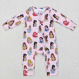 LR0800--long sleeve princess zip sleeper