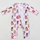 LR0800--long sleeve princess zip sleeper