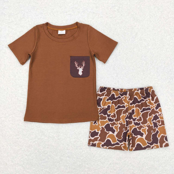 BSSO0302--summer hunting deer boy outfits