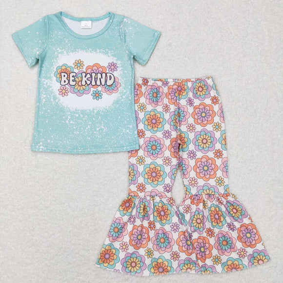 GSPO1091--- be kind floral girls outfits