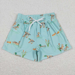 Duck kids boys summer swim trunks