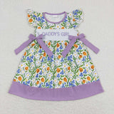 Embroidery daddy's girl floral series clothing