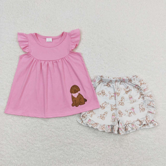 GSSO0581--pre order summer pink girls outfits