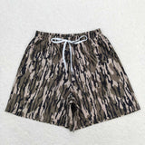 Camo print kids and adult summer Swimming trunks