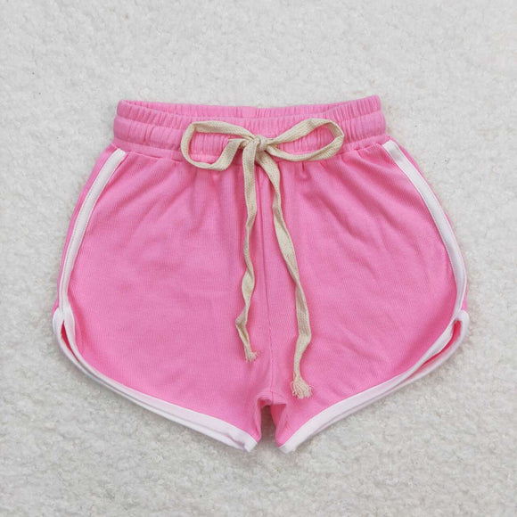 SS0315- summer pink cotton  shorts
