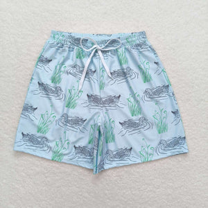 Green duck adult men summer swim trunks