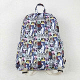 Patchwork singer kids backpack 13.2*5*17 inches