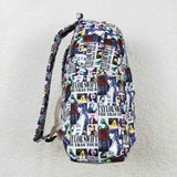 Patchwork singer kids backpack 13.2*5*17 inches