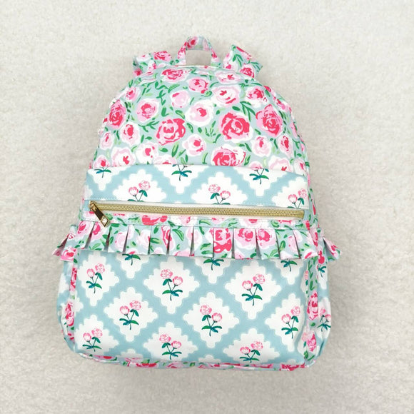 BA0100-- High quality floral print backpack 13.2*5*17 inches