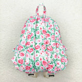 BA0100-- High quality floral print backpack 13.2*5*17 inches