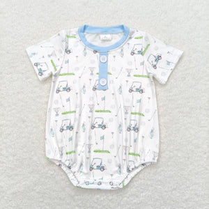 Short sleeves golf baby boys summer romper