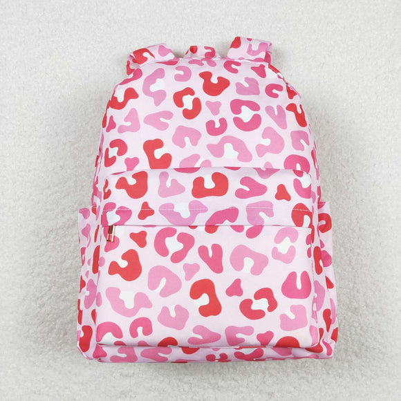BA0150-- High quality pink leopard  backpack