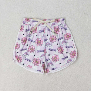 SS0172-- Adult mama flower shorts