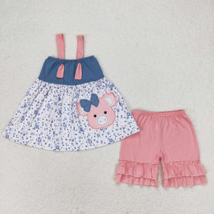 GSSO0493-- pig pink girls outfits
