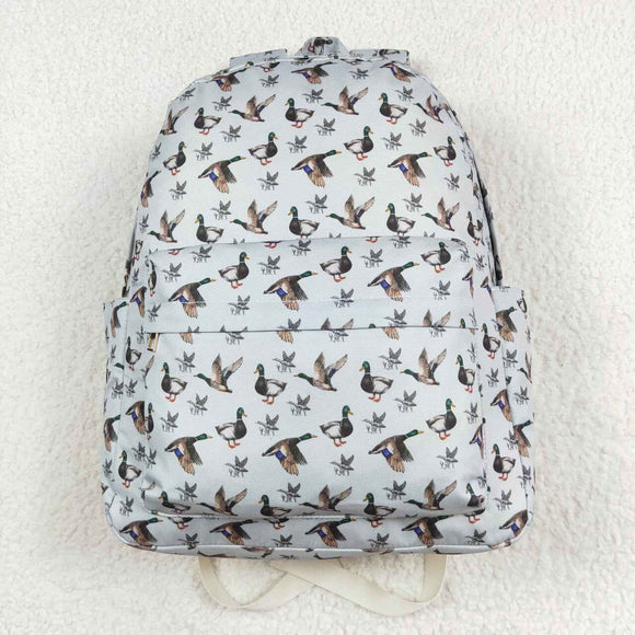 Duck print kids boys backpack