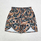 Camo print kids and adult summer shorts