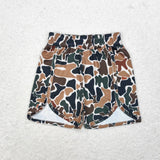 Camo print kids and adult summer shorts
