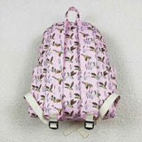 Pink duck kids girls backpack