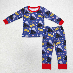 BLP0544  long sleeve believe boy pajamas