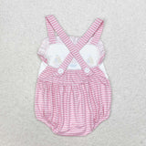 Flutter sleeves boat pink baby girls summer bubble