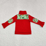 GT0611 Long sleeves Christmas cartoon girls pullover