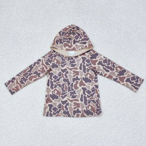 BT0739-- long sleeve camo hoodie